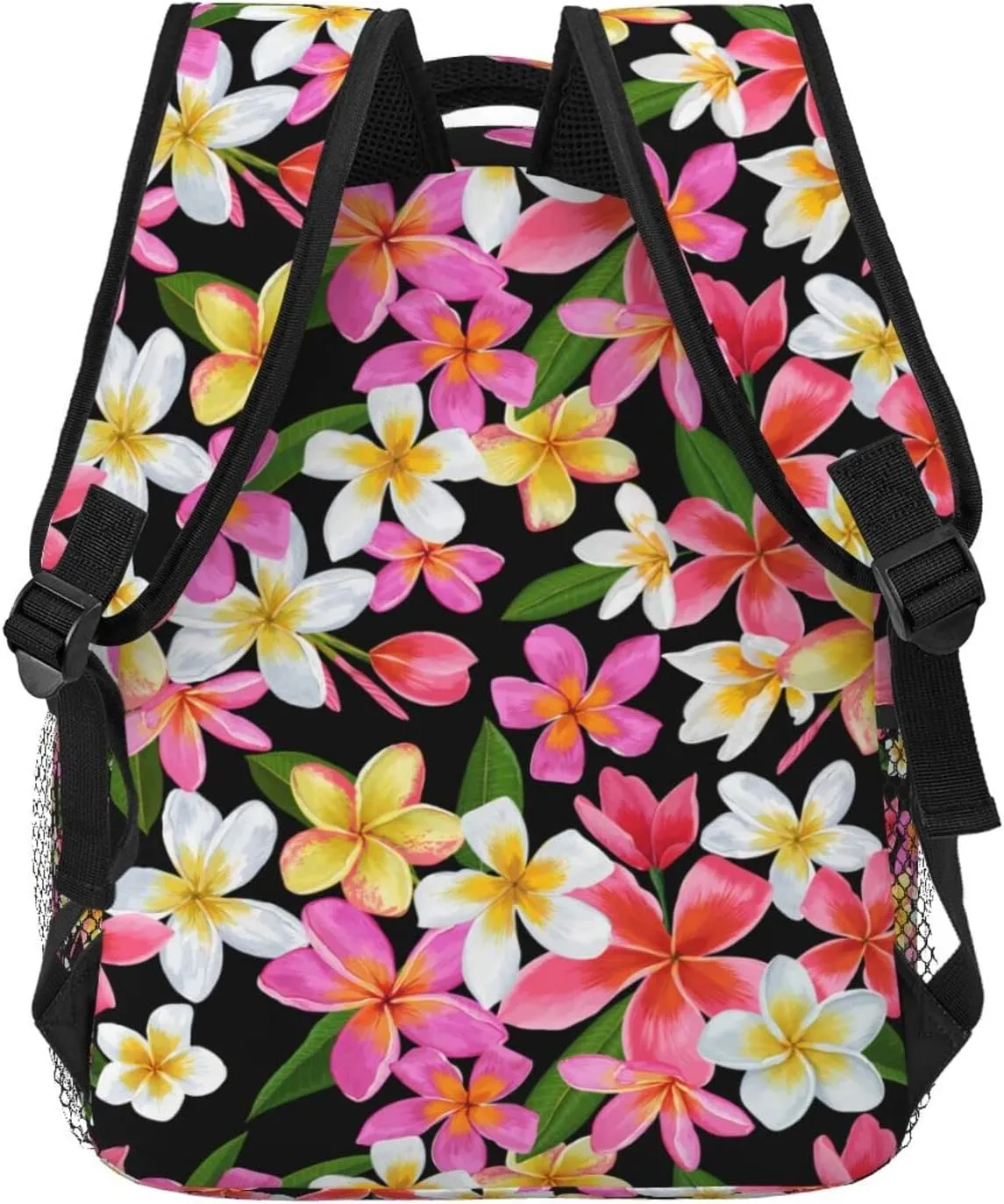 Hawaii Hawaiian Flowers Floral Backpack Casual Camping Travel Backpacks Lightweight Daypack Bag Women Men Bookbag