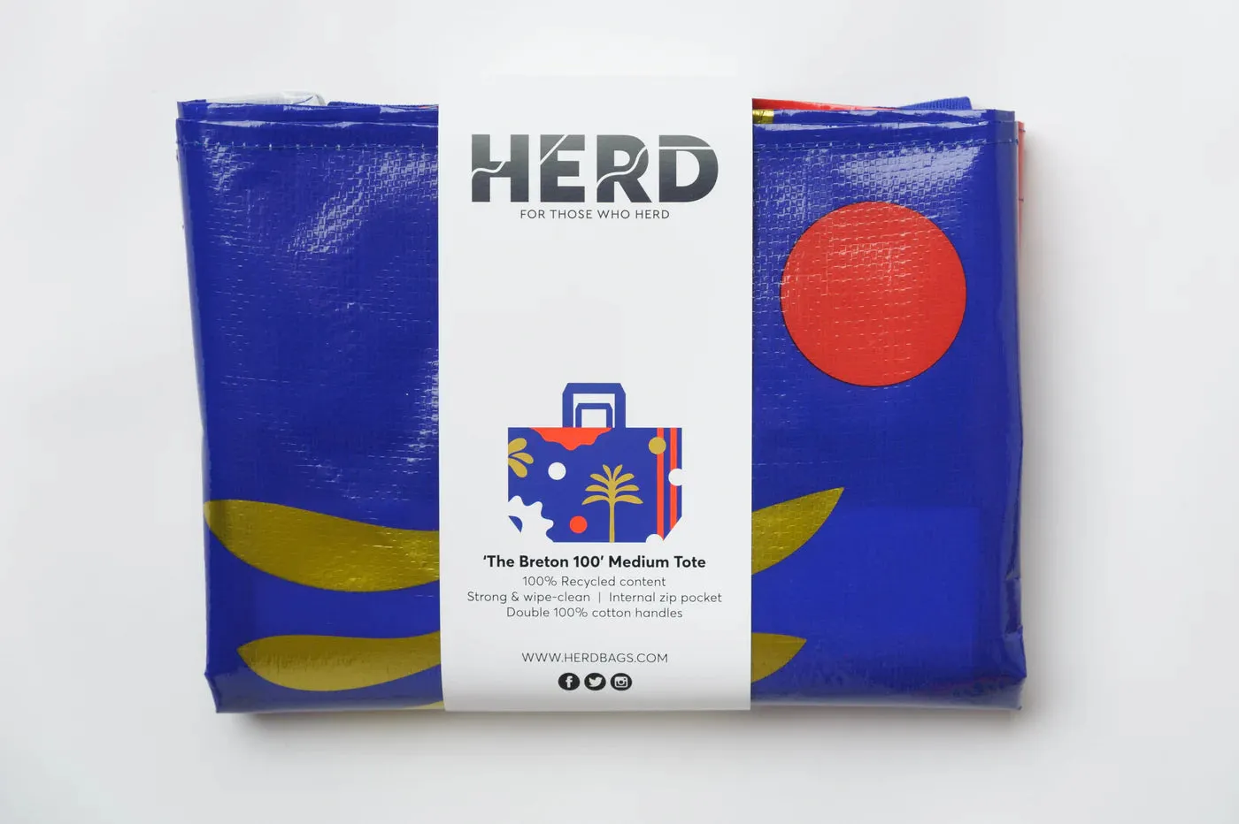 HERD Tote Bag 'The Breton 100' Medium