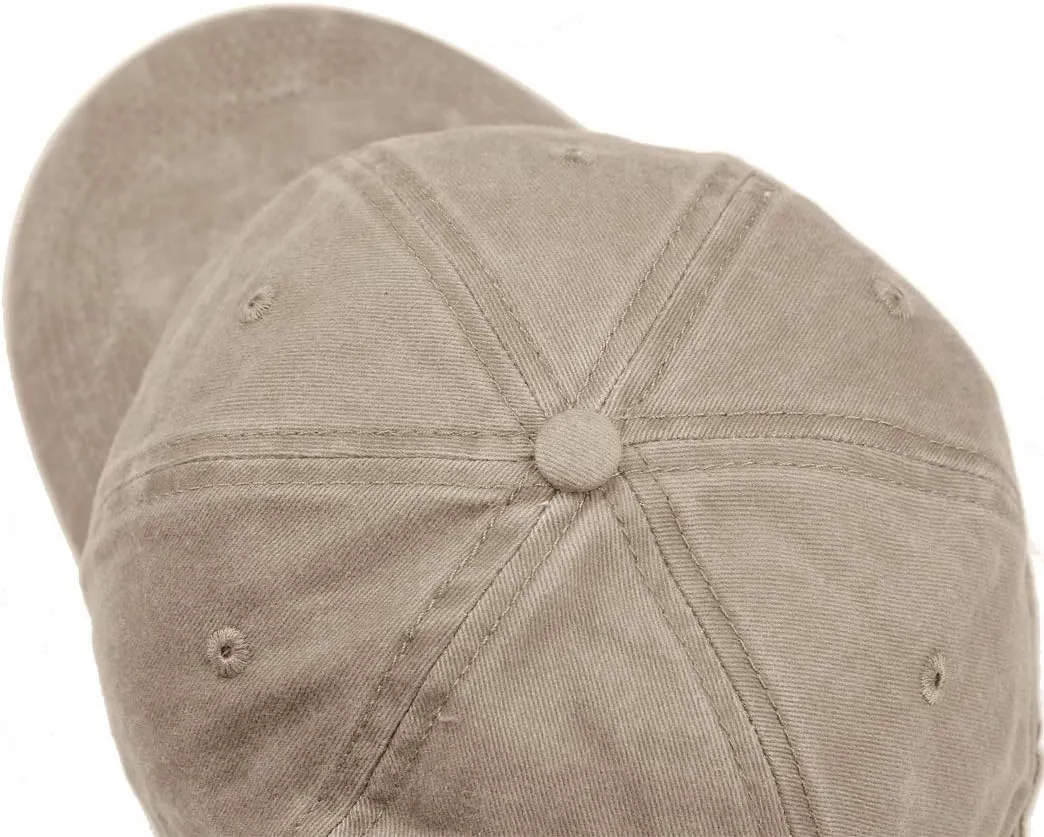 HH HOFNEN Men Women Washed Distressed Twill Cotton Baseball Cap Vintage Adjustable Dad Hat