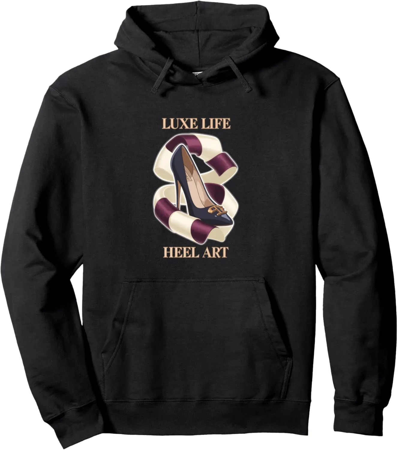 High Heels Luxe Life Heel Art Runway Women Fashion Lovers Pullover Hoodie