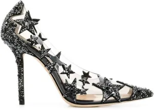 High Heels Luxury Crystal High Heels for Women Pointed Toe Wedding Shoes Elegant Splice Design