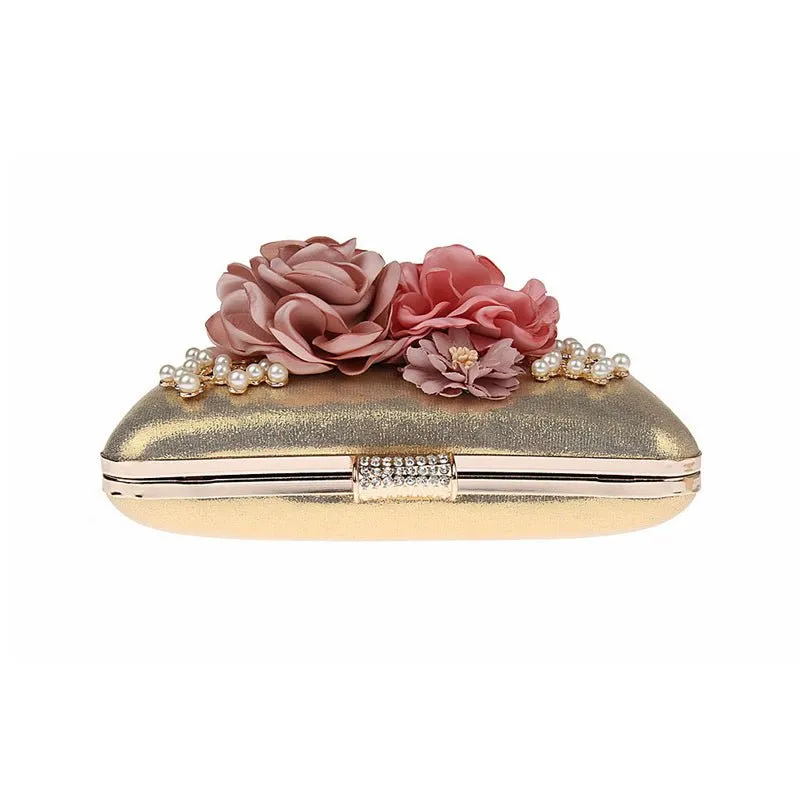 High Quality Flowers Evening Clutch Purse Wedding Bags