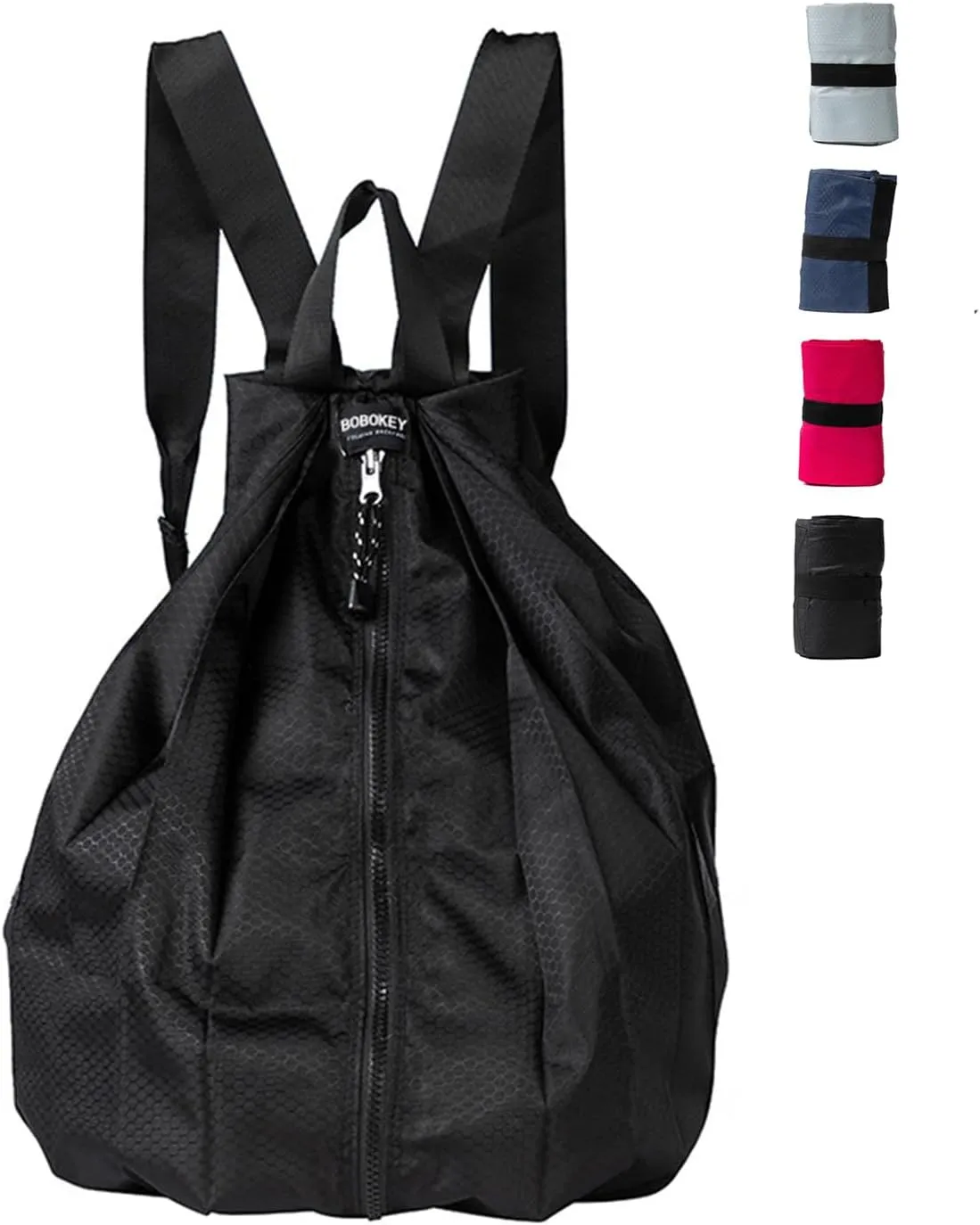 Hiking Backpack Foldable,Small Daypack Lightweight Packable Backpack Travel Casual Shoulder Bag for Women Men (Black)