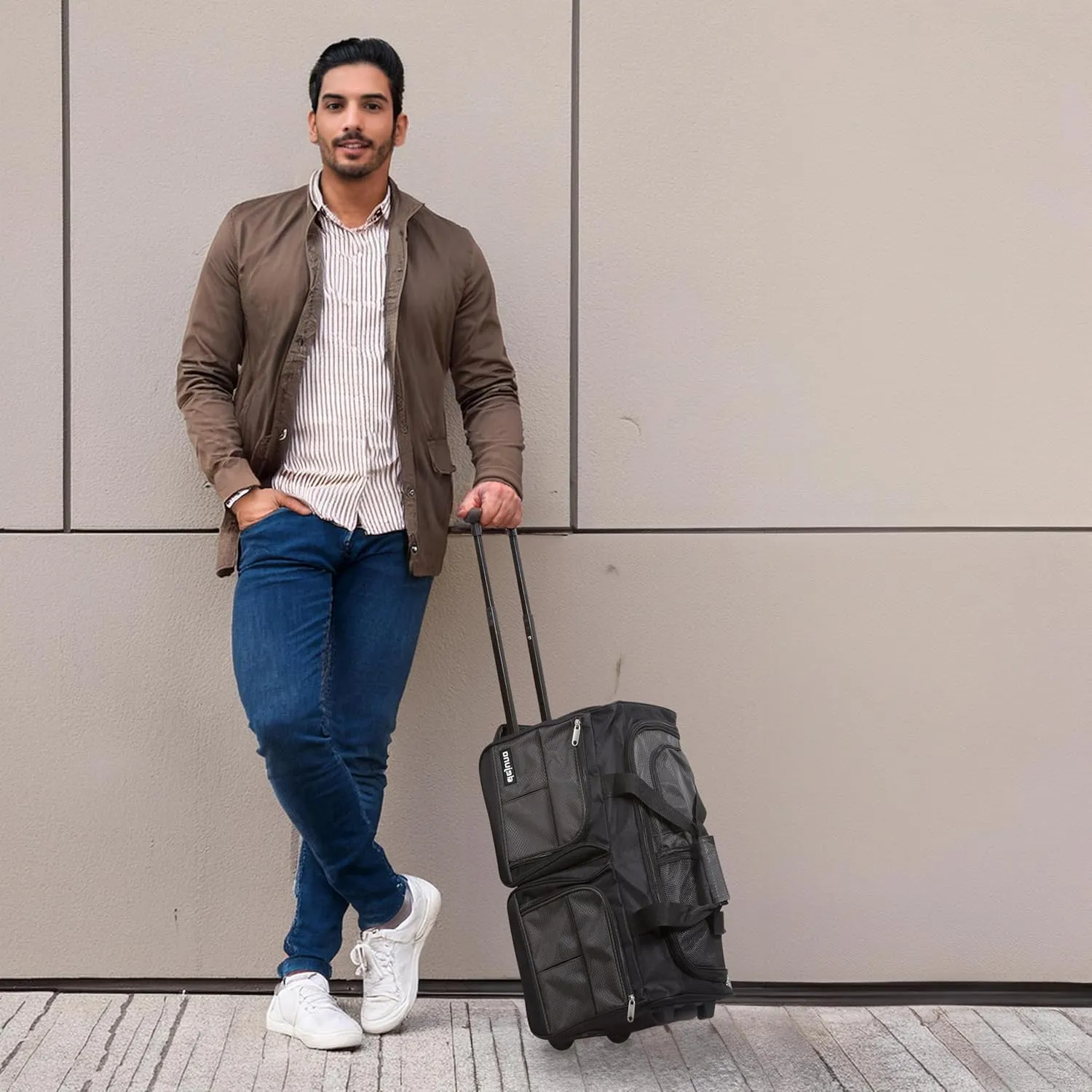 Hipack Carry-on Rolling Duffle Bag