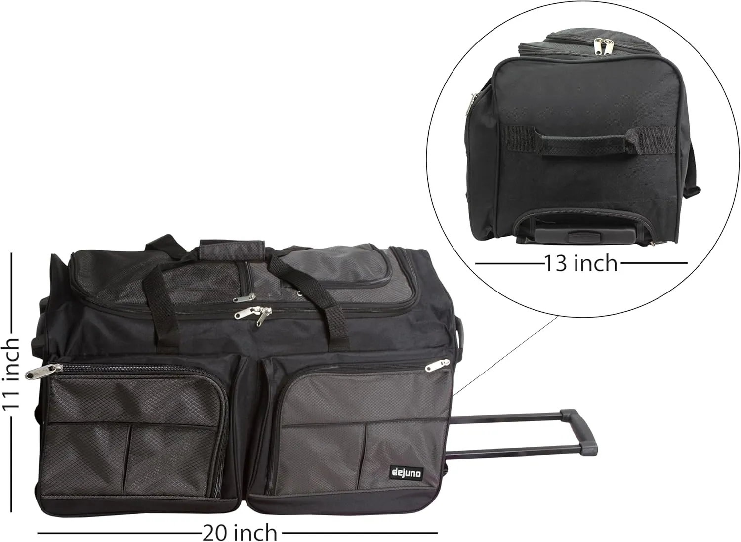 Hipack Carry-on Rolling Duffle Bag