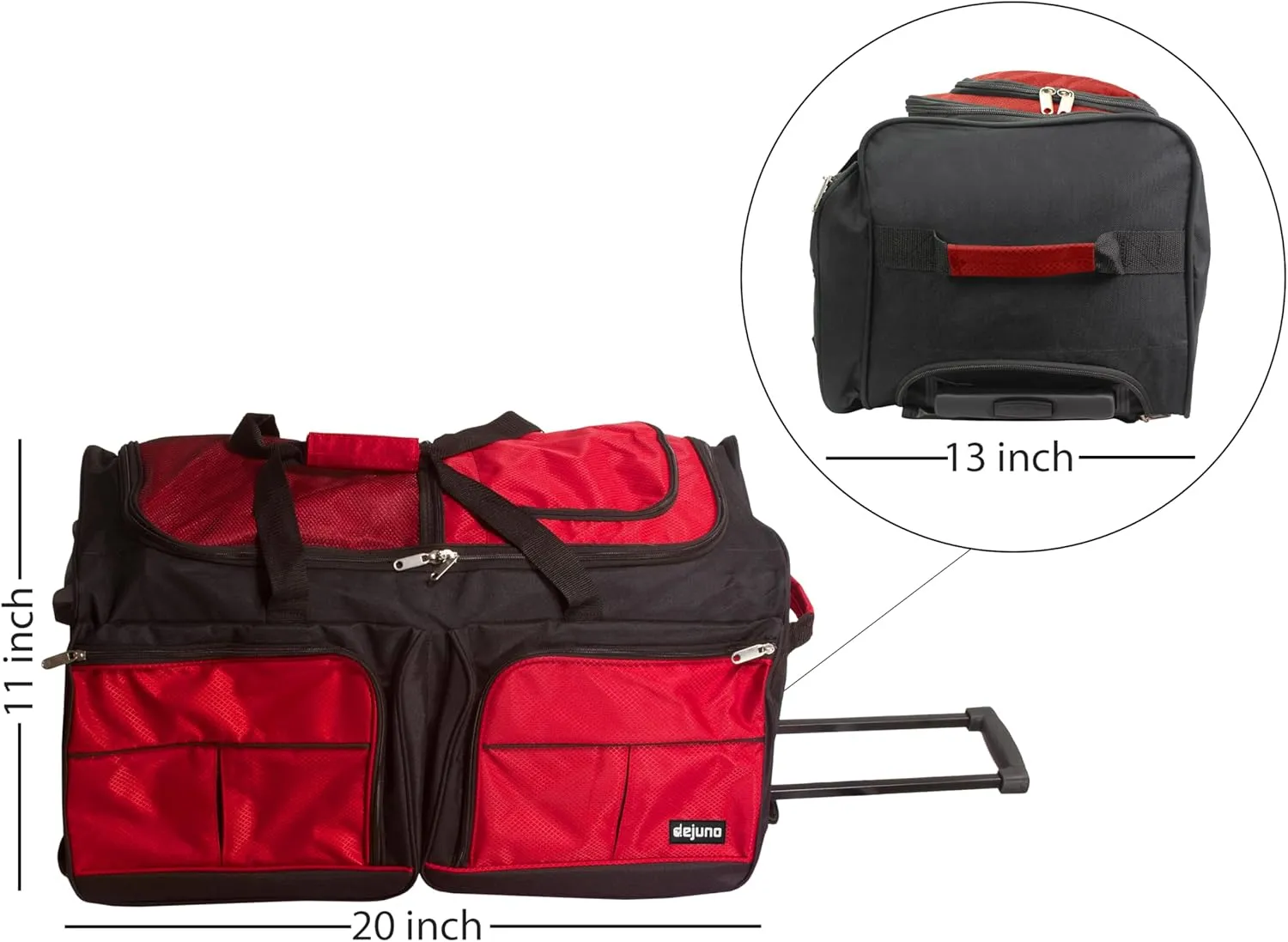 Hipack Carry-on Rolling Duffle Bag