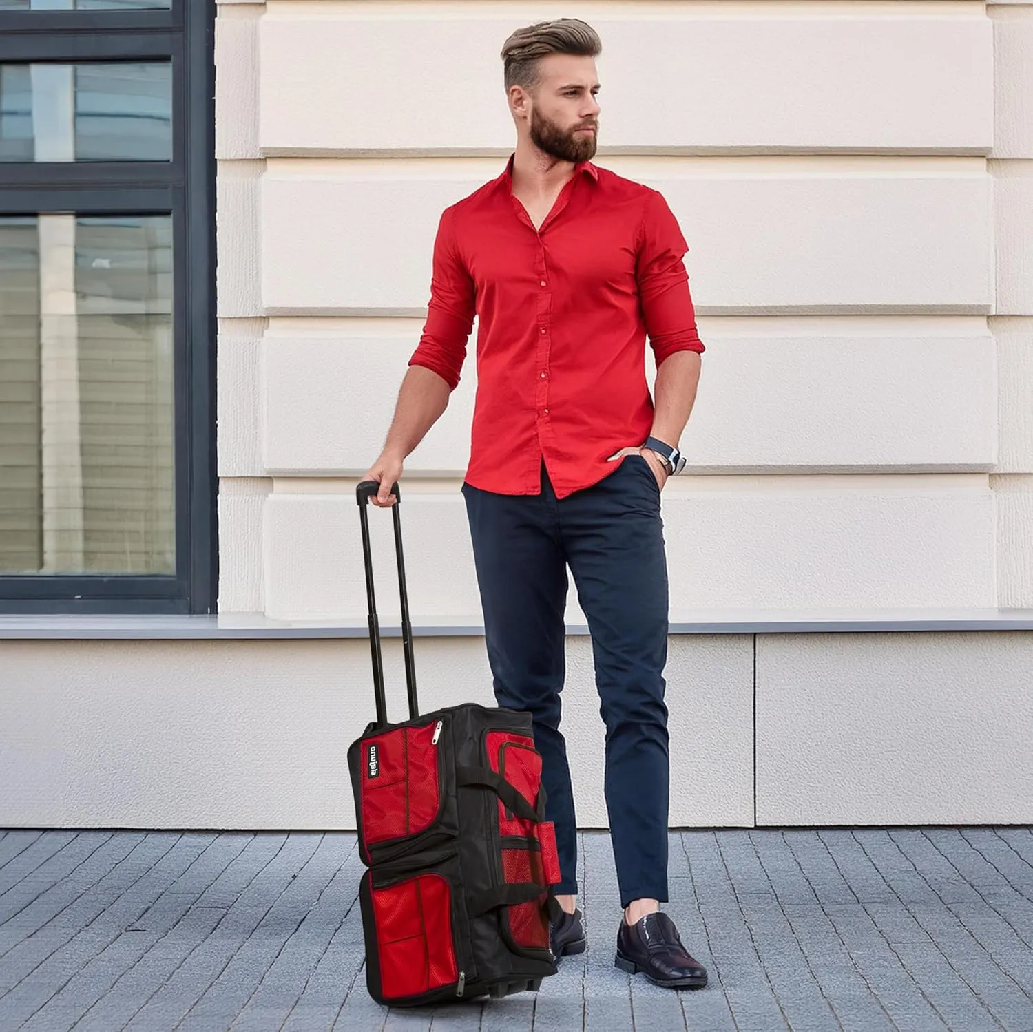 Hipack Carry-on Rolling Duffle Bag