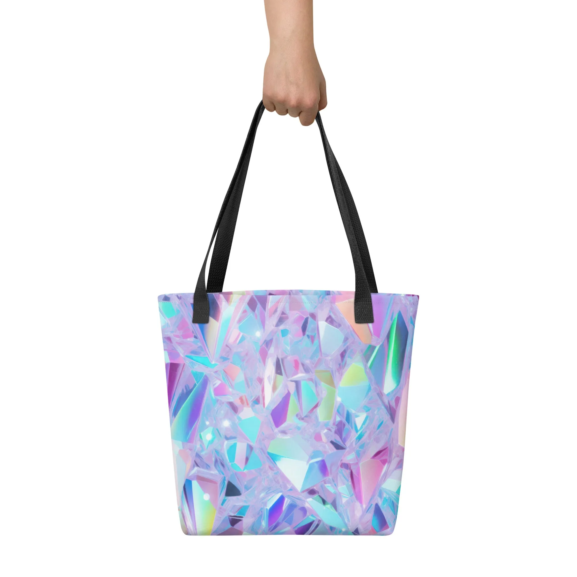 Holographic Fractals All Over Print Tote Bag