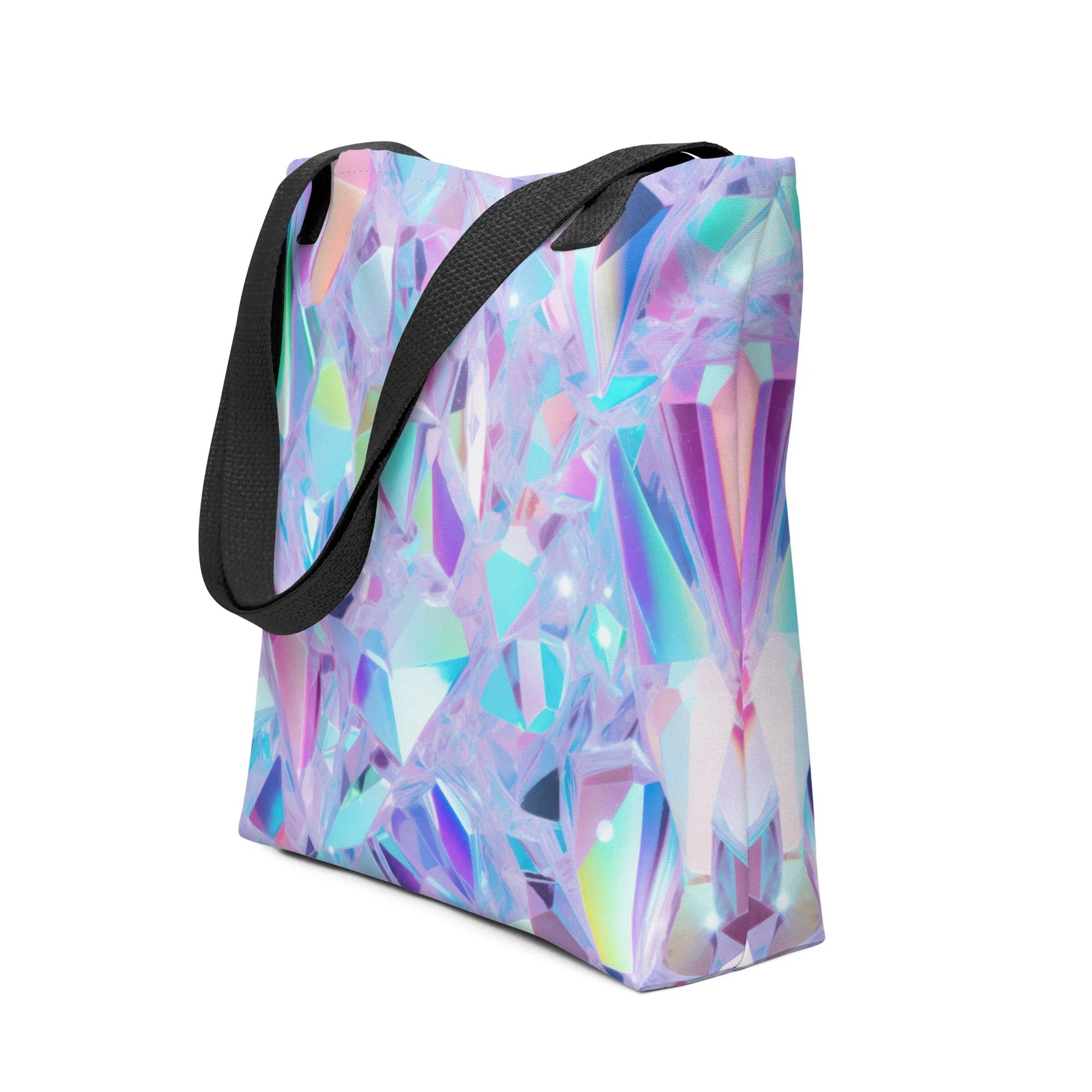 Holographic Fractals All Over Print Tote Bag