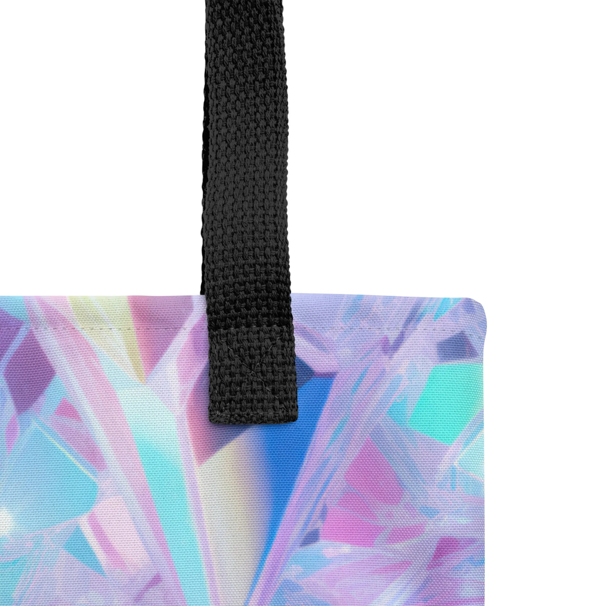 Holographic Fractals All Over Print Tote Bag