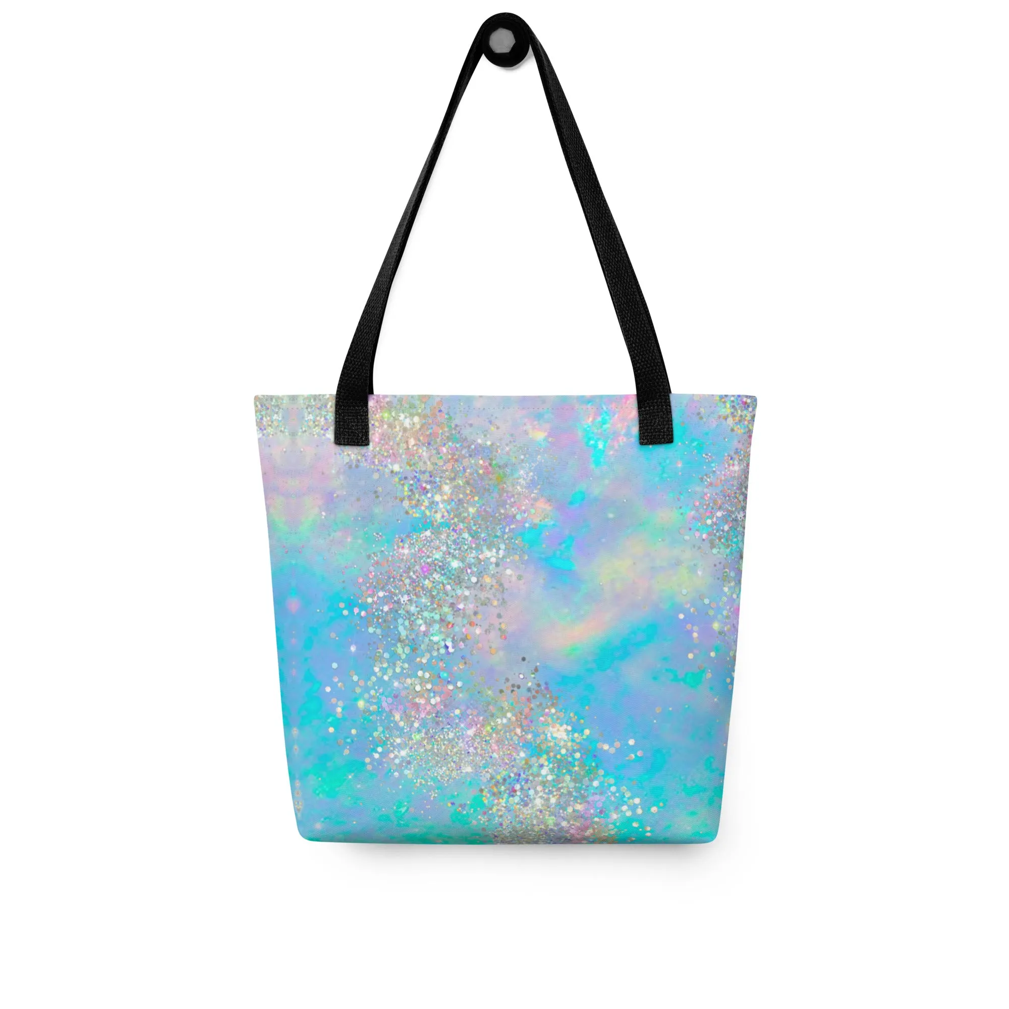 Holographic Glitter Effect All Over Print Tote Bag