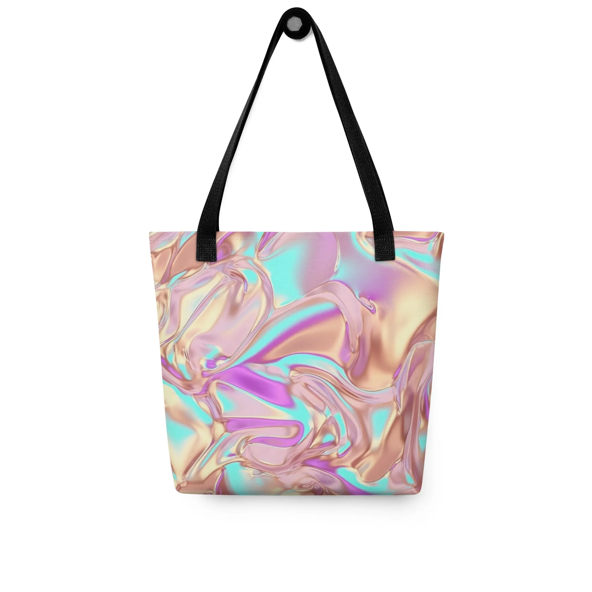 Holographic Rose Gold 3D All Over Print Tote Bag