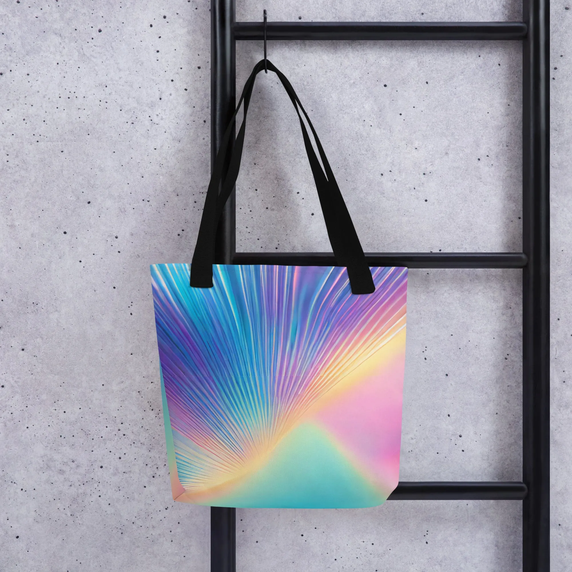 Holographic Sunrise All Over Print Tote Bag
