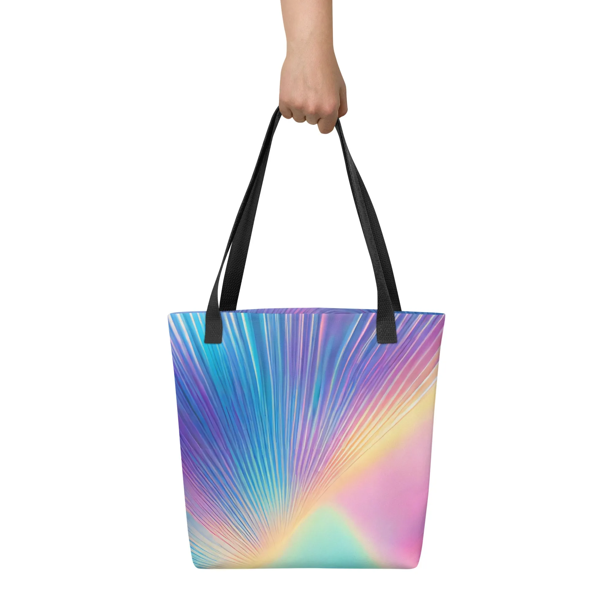 Holographic Sunrise All Over Print Tote Bag
