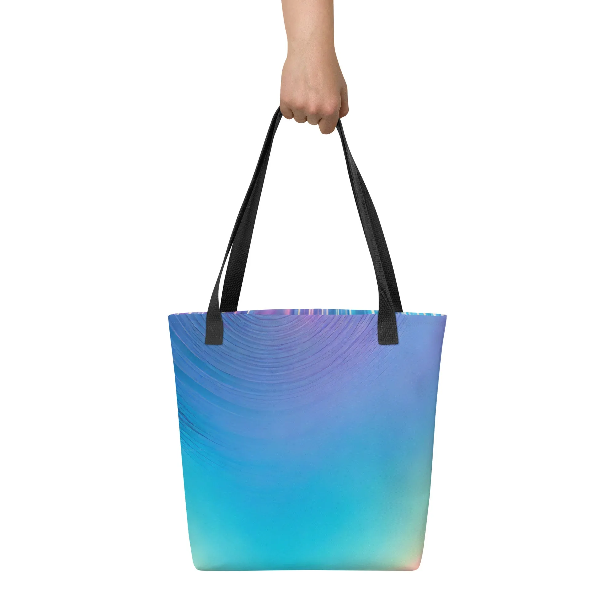 Holographic Sunrise All Over Print Tote Bag