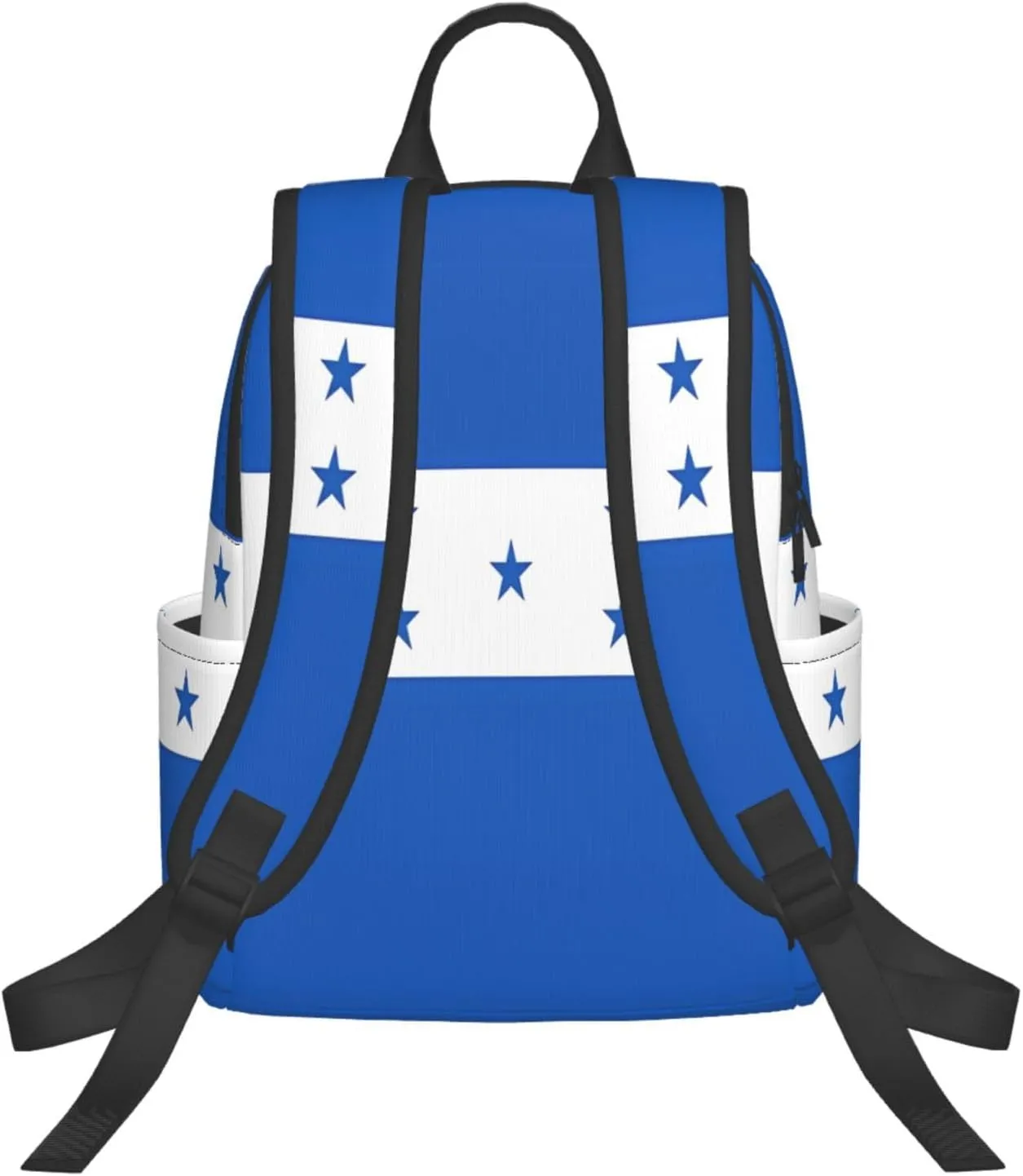 Honduran Flag Casual Backpacks Large Capacity Laptop Backpack Sports Fitness Rucksack Travel Carry-On Daypack Work Bag for Outdoor Camping