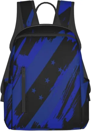 Honduran Flag Casual Backpacks Large Capacity Laptop Backpack Sports Fitness Rucksack Travel Carry-On Daypack Work Bag for Outdoor Camping