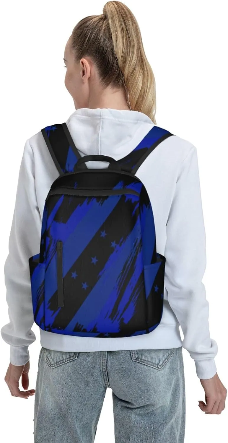 Honduran Flag Casual Backpacks Large Capacity Laptop Backpack Sports Fitness Rucksack Travel Carry-On Daypack Work Bag for Outdoor Camping