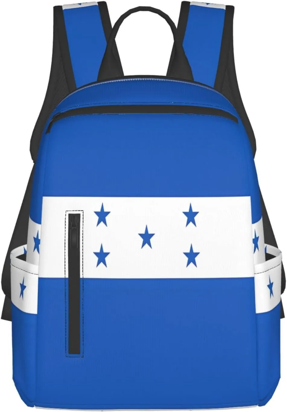 Honduran Flag Casual Backpacks Large Capacity Laptop Backpack Sports Fitness Rucksack Travel Carry-On Daypack Work Bag for Outdoor Camping