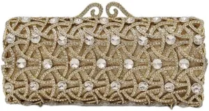 HUANG ZHUANG Elegant Crystal Handbag Women Rhinestone Evening Bag Wedding Formal Party Banquet Clutch Purses