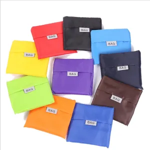 HULIANFU Shopping bag foldable polyester bag Eco-friendly hand canvas bag grocery bags Shoulder Reusable Bag foldable shopping bags totes