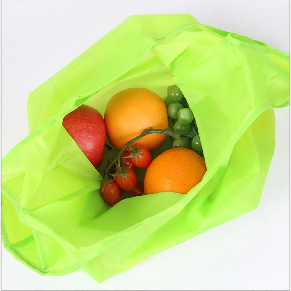 HULIANFU Shopping bag foldable polyester bag Eco-friendly hand canvas bag grocery bags Shoulder Reusable Bag foldable shopping bags totes
