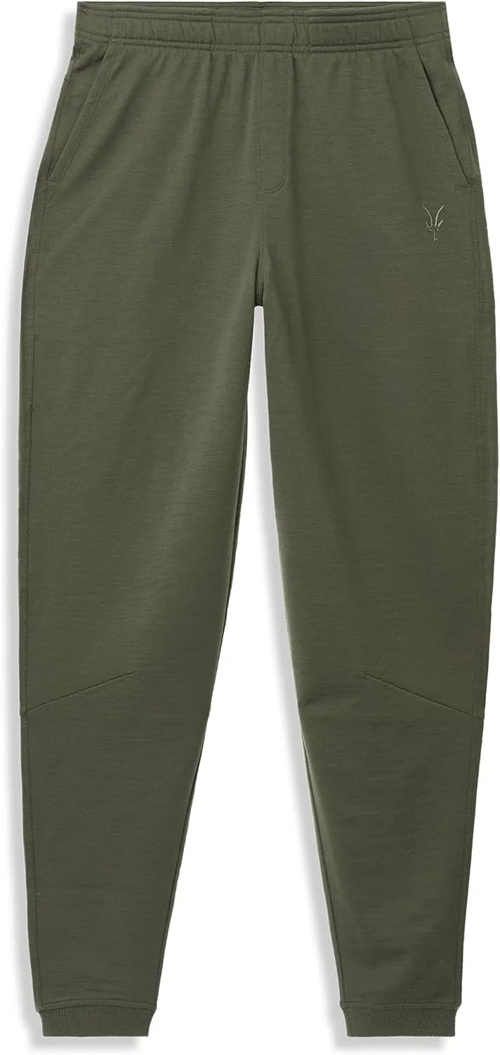IBEX Merino Wool Nomad Joggers for Men | Lightweight & Moisture-Wicking Sweatpants Ideal for Jogging, Travel & Daily Comfort