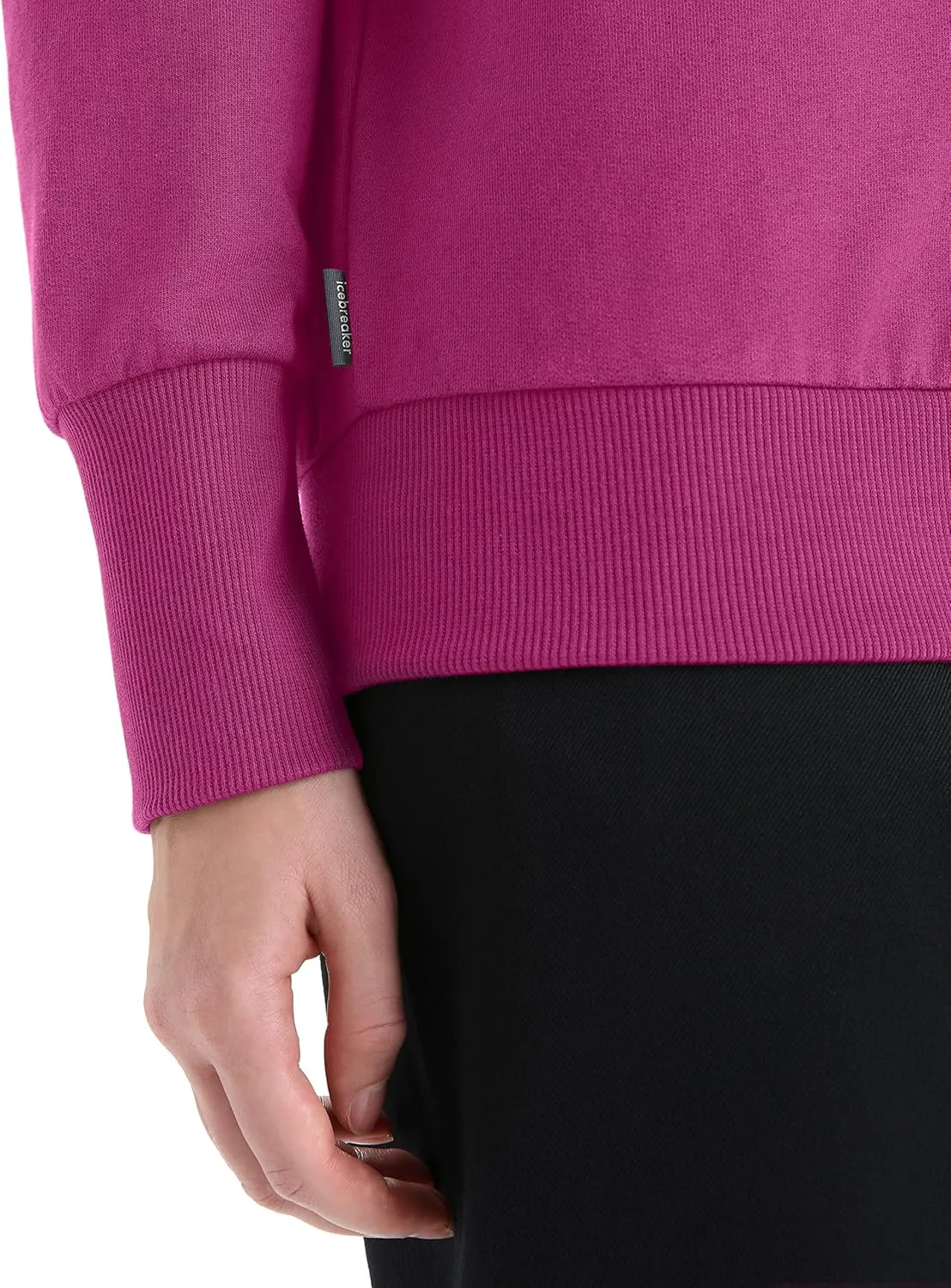 Icebreaker Merino Women's Central Long Sleeve Casual Wool Lounge Sweatshirt