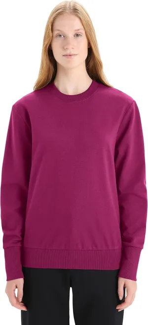 Icebreaker Merino Women's Central Long Sleeve Casual Wool Lounge Sweatshirt