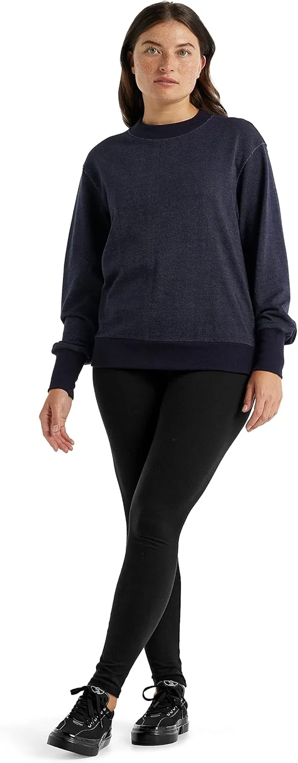 Icebreaker Merino Women's Central Long Sleeve Casual Wool Lounge Sweatshirt