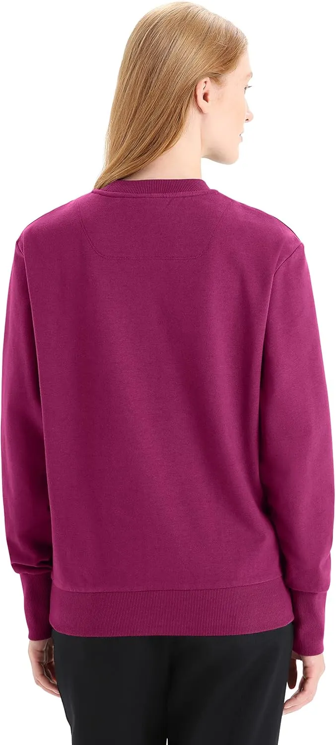 Icebreaker Merino Women's Central Long Sleeve Casual Wool Lounge Sweatshirt