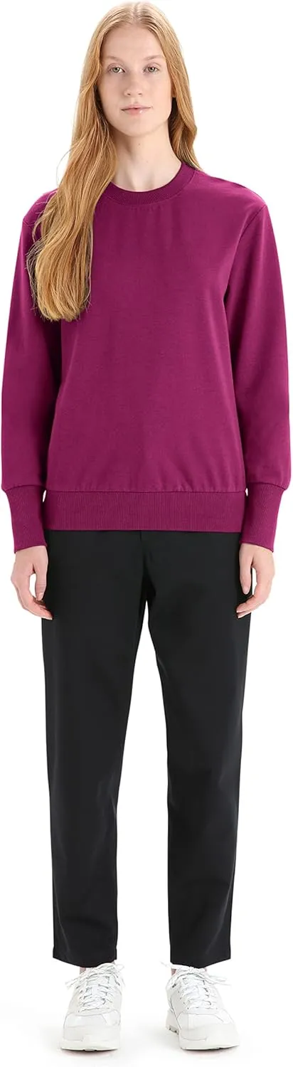 Icebreaker Merino Women's Central Long Sleeve Casual Wool Lounge Sweatshirt