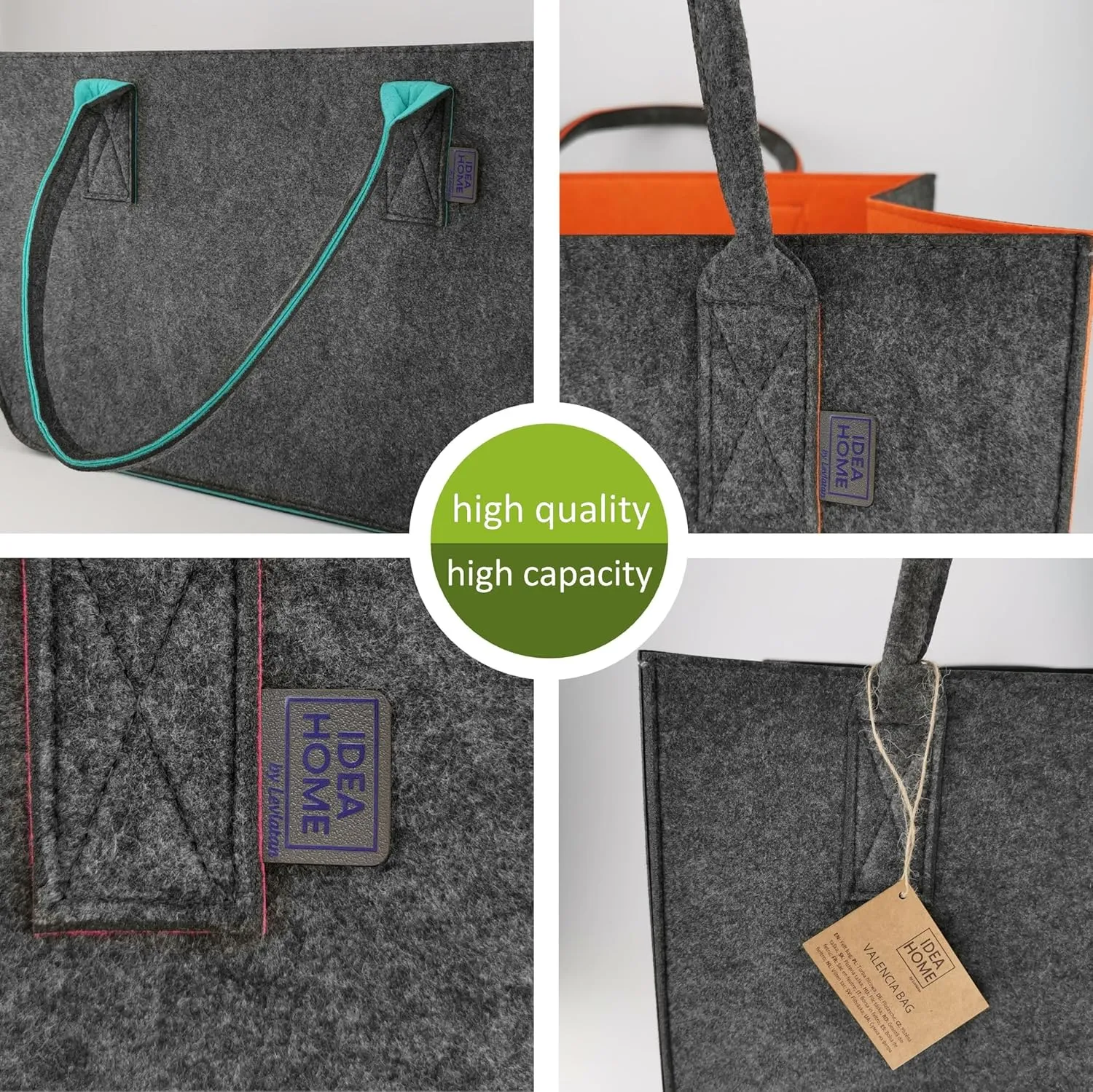 IDEA HOME Felt Bag Shopper