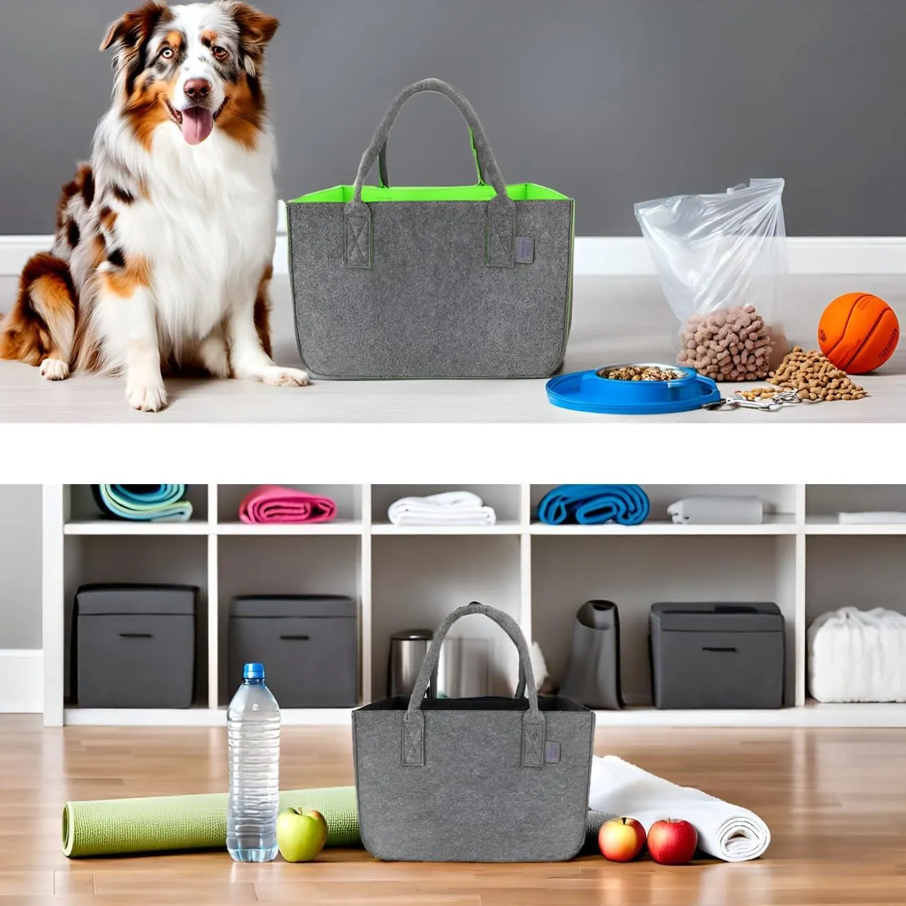 IDEA HOME Felt Bag Shopper