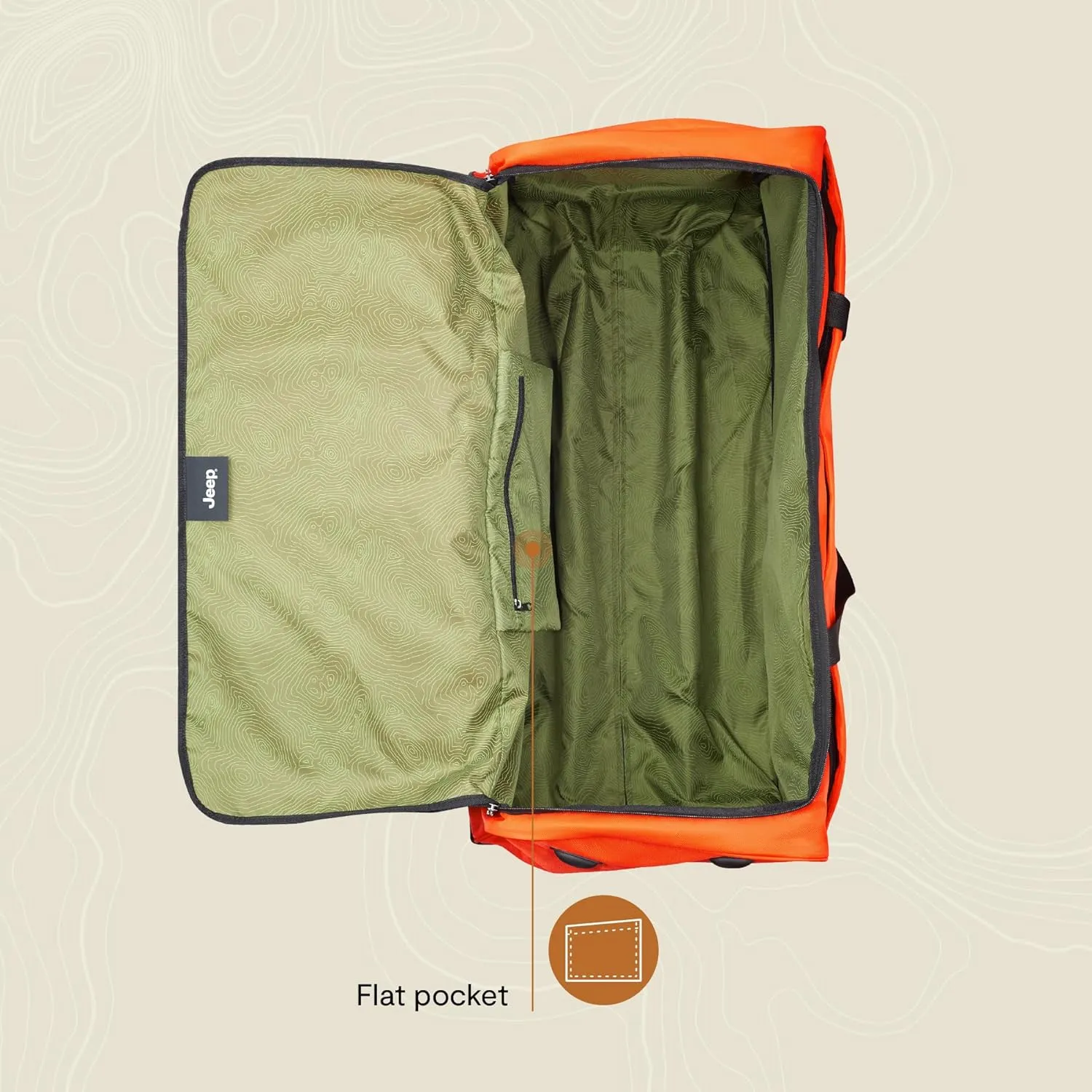 Jeep JS009D Rolling Duffel