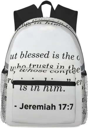 Jeremiah 17 7 Lightweight Packable Backpack Travel Casual Hiking Daypack Foldable Backpack For Men Women