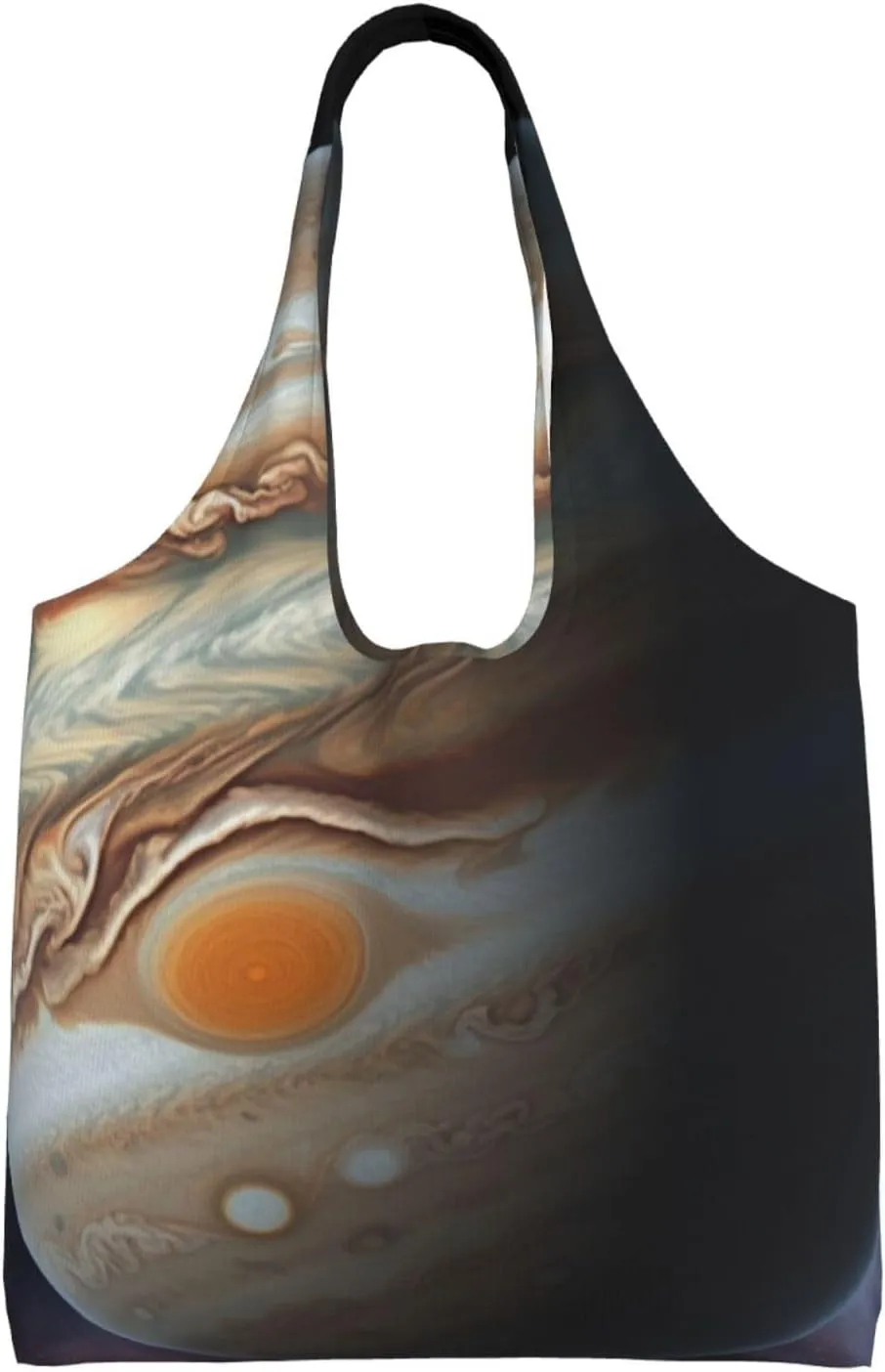 Jupiter Landscape Print Canvas Tote Bag for Women Aesthetic Shopping Bags Shoulder Bag Reusable Grocery Bags