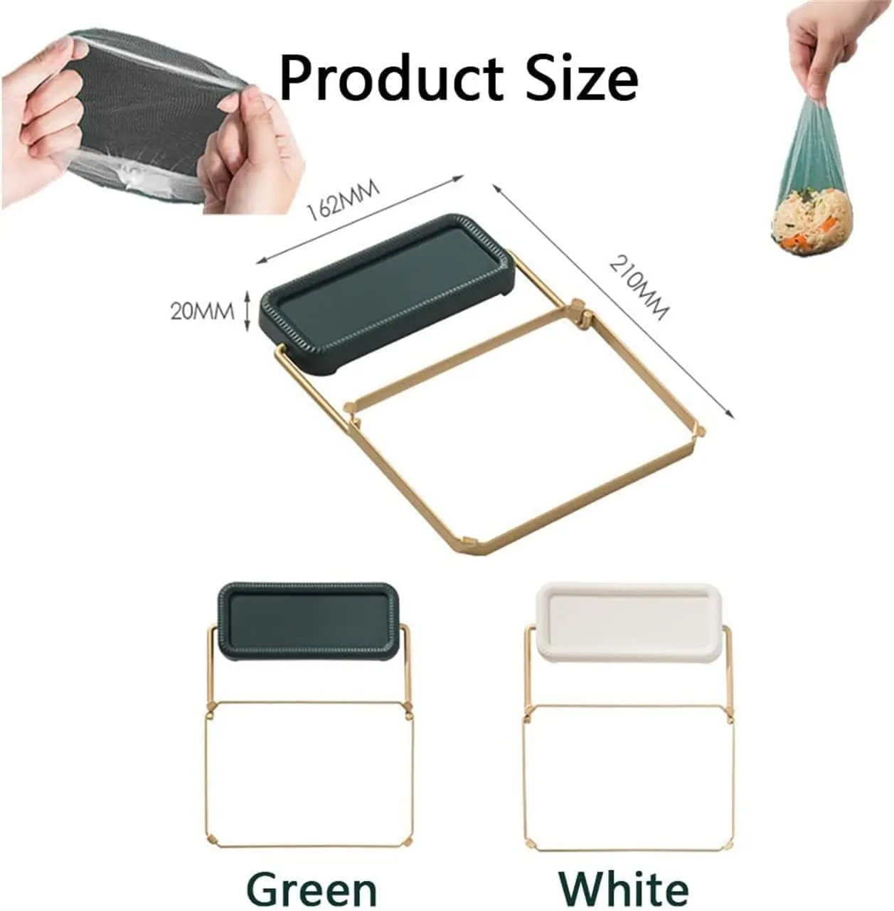 Kanggoulu Sink Strainer, Meshmate Waste Rack Sink, Rotatable Kitchen Sink Strainer with 100Pcs Filter Mesh Bags, Suction Cup Sink Strainer & Kitchen Sink Filter Rack (White Green, with 50Pcs Bag)