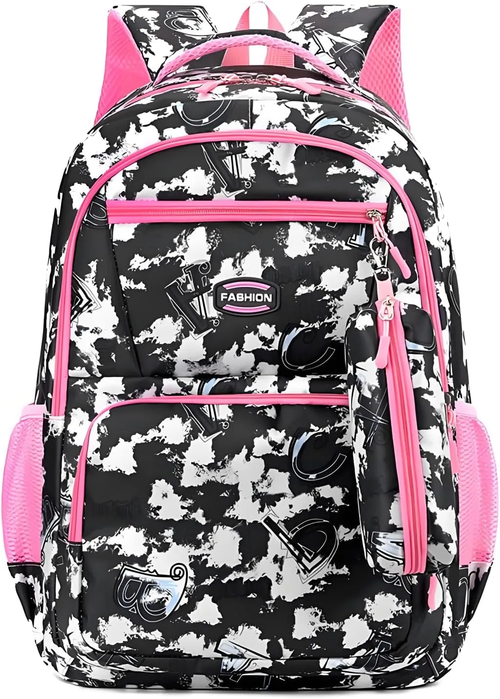 Kids Backpack Bookbag Boys Girls Backpack Teen Primary Middle School Bag Lightweight Travel Backpacks(Black)