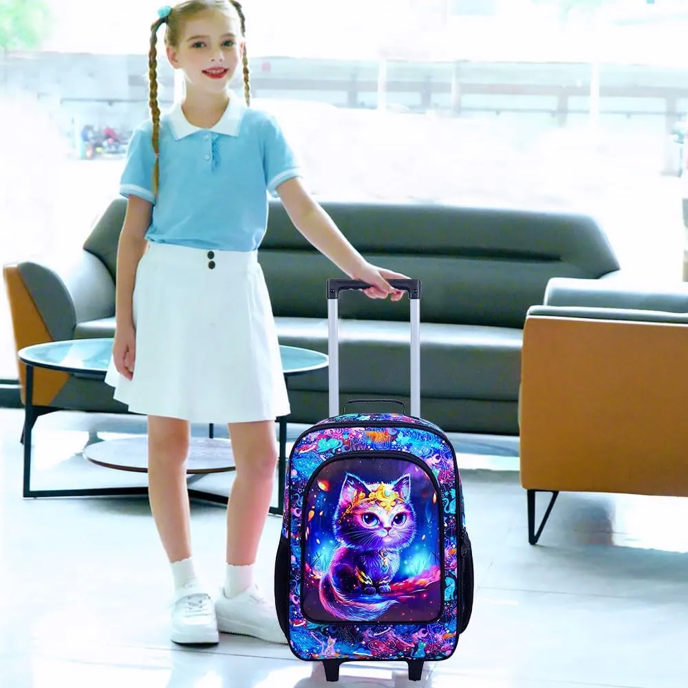 Kids Luggage for Boys and Girls, Toddler Rolling Travel Carry on Suitcase with Wheels…