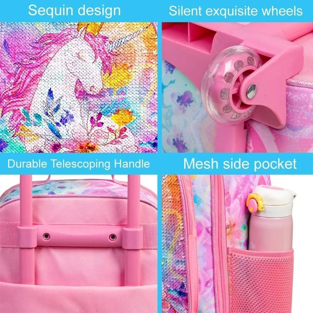 Kids Luggage for Boys and Girls, Toddler Rolling Travel Carry on Suitcase with Wheels…