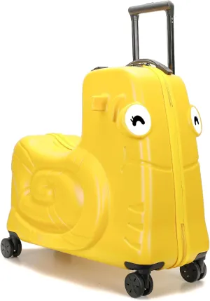 Kids Luggage, Kids Ride-on Luggage with Spinner Wheels Suitcase, Kid's Ride-On Suitcase Help Your Child Relax, Carry On Trolley Luggage with Password Lock, 20"