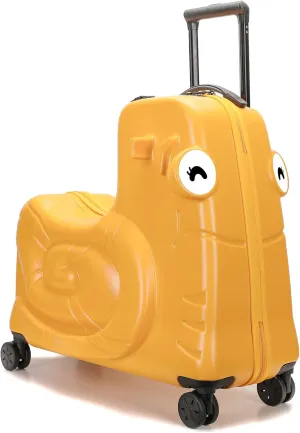 Kids Luggage, Kids Ride-on Luggage with Spinner Wheels Suitcase, Kid's Ride-On Suitcase Help Your Child Relax, Carry On Trolley Luggage with Password Lock, 22"