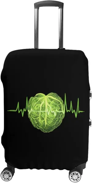 Kimchi Cabbage Travel Luggage Cover Washable Anti-Scratch Baggage Suitcase Protector S