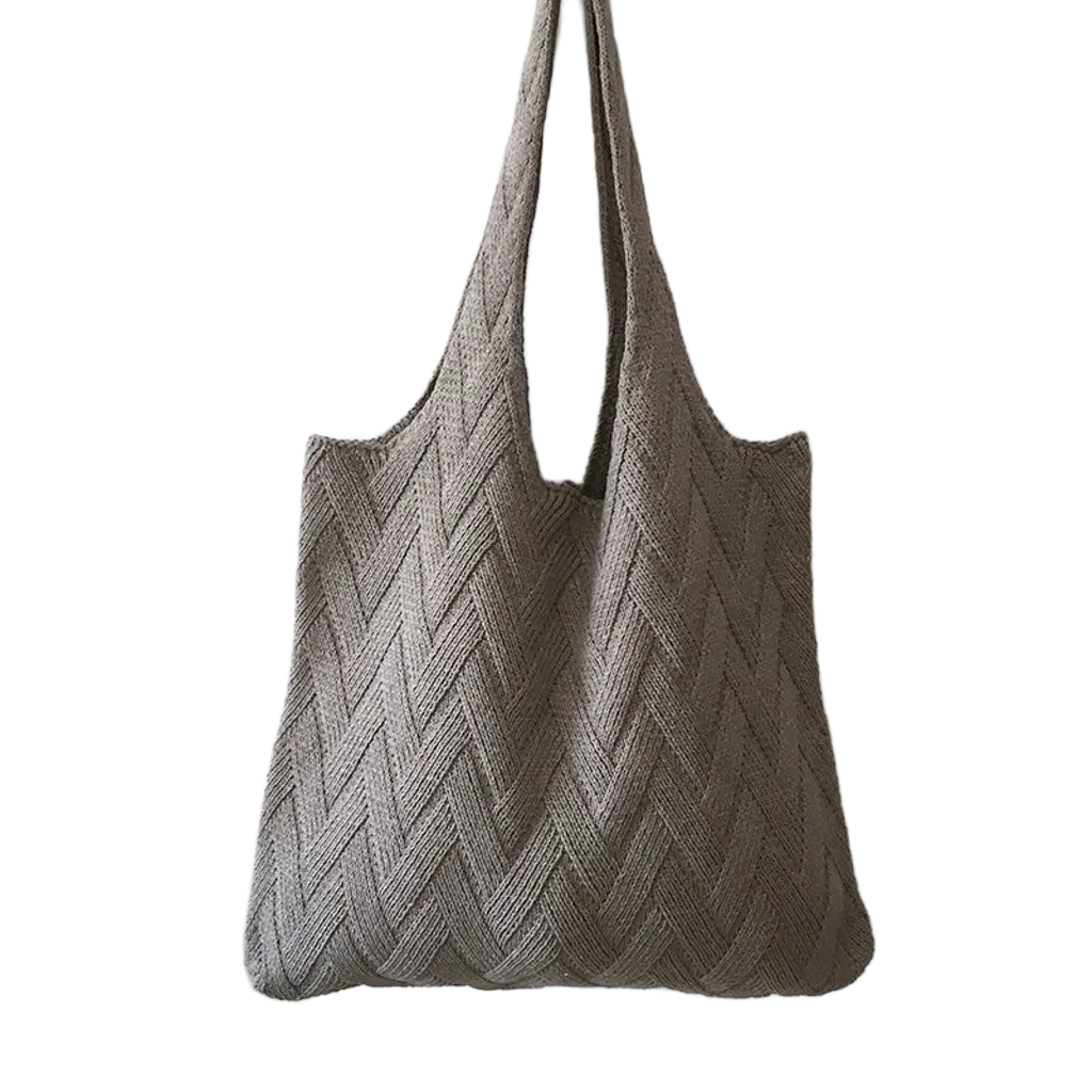 Knit Sweater Shopping Bag