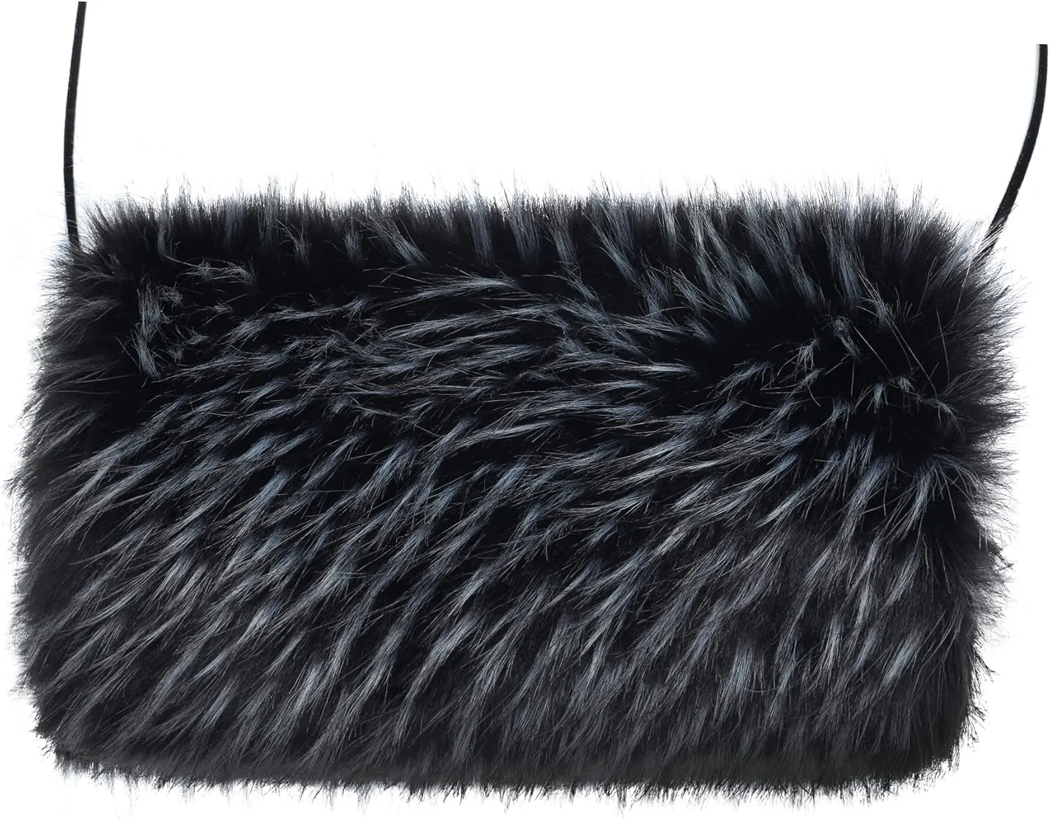 LA CARRIE Faux Fur Hand Muffs Women Winter Warmer Fuzzy Pouch Furry Plush Muffler Wedding Girl Kids Elegant Luxury Chic