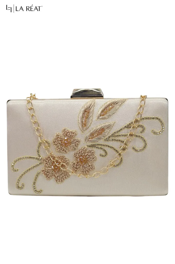 La Reat's Sati Women's Bridal Fancy Party Hand Embroidery Potli Bags, Ladies Purse Wallets, Evening Clutches, Handbags.