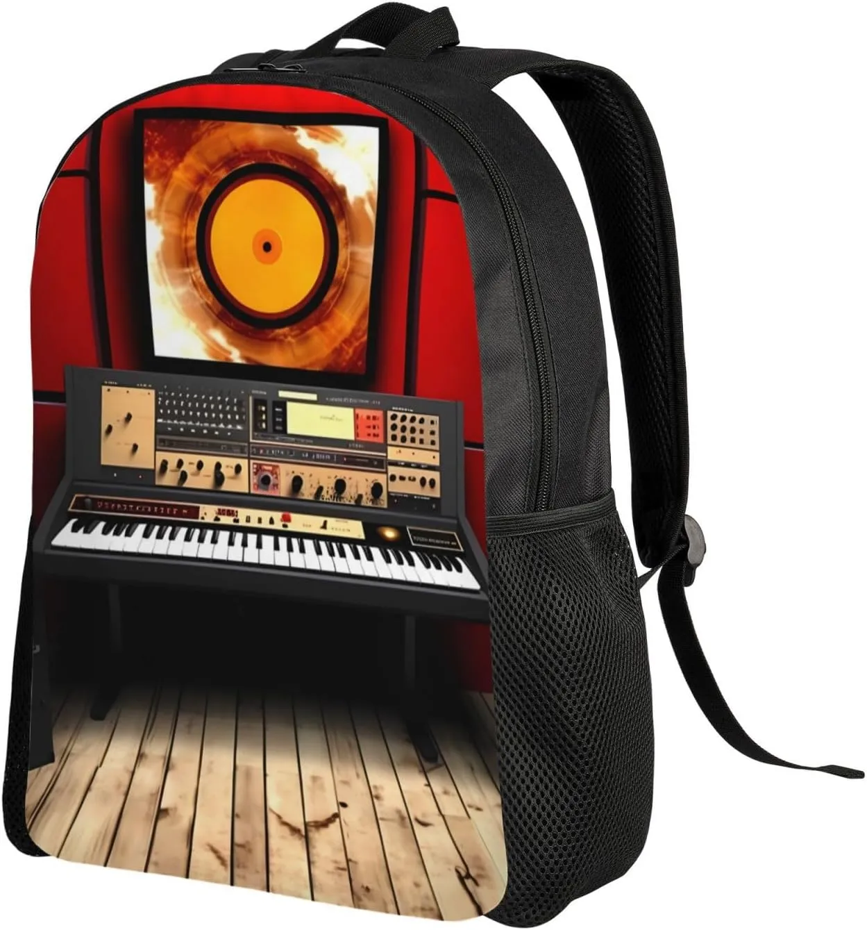 Laptop Backpack for Women Men Carry-on Backpack music studio Daypack Lightweight Travel Shoulder Bags