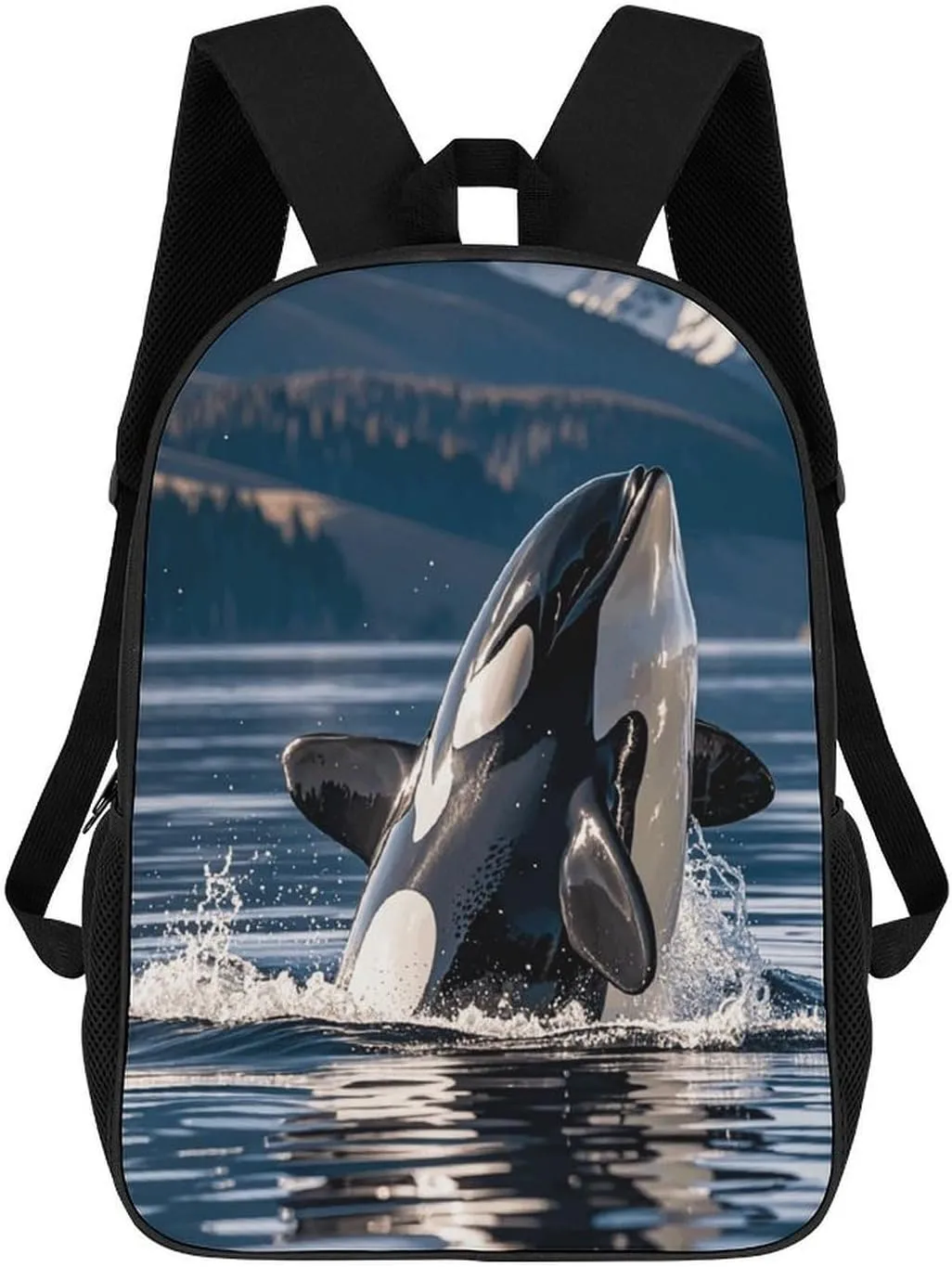 Laptop Backpack Orca Killer Whale Carry On Backpack Travel Backpack Computer Bag