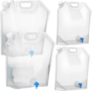 Large Capacity Foldable Water Jugs Collapsible Water Containers Bag for Sports Camping Travel